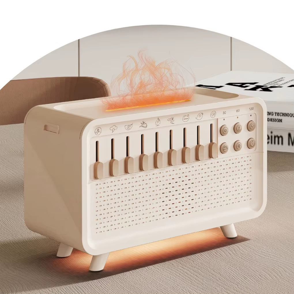 Portable White Noise Bluetooth Speaker Nature Sound Sleep Aid Music Box Wireless Stereo MP3 Music Player Support Timed Shutdown